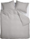 Ambiante satin uni dekbedovertrek - lits-jumeaux - 240 x 200 220 cm - grijs