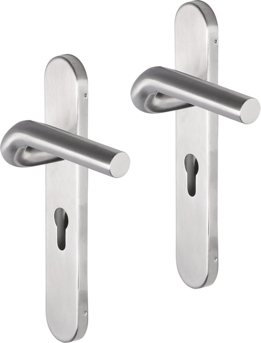 Impresso newport rvs geborsteld op ovaal schild pc55