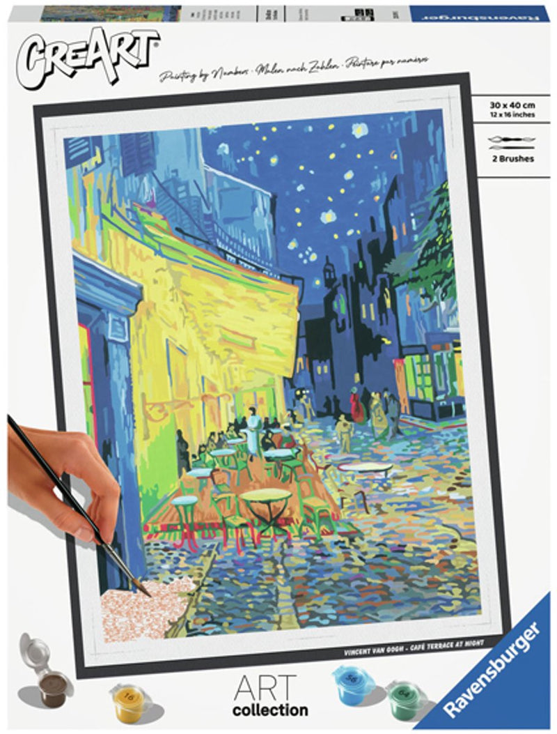 Laden Sie das Bild in Galerie -Viewer, Ravensburger creart schilderen op nummer - cafe terrace van gogh
