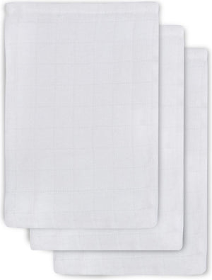Jollein washandje hydrofiel wit (3pack)