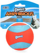 Chuckit! mega amphibious ball - hondenspeeltje - hondenbal - chuckit bal - drijvend - voor in het water - oranje blauw - ø 11,5 cm