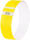 Sigel evenementenbandjes - super soft - 255x25mm - neon geel - 120 stuks - si-eb213