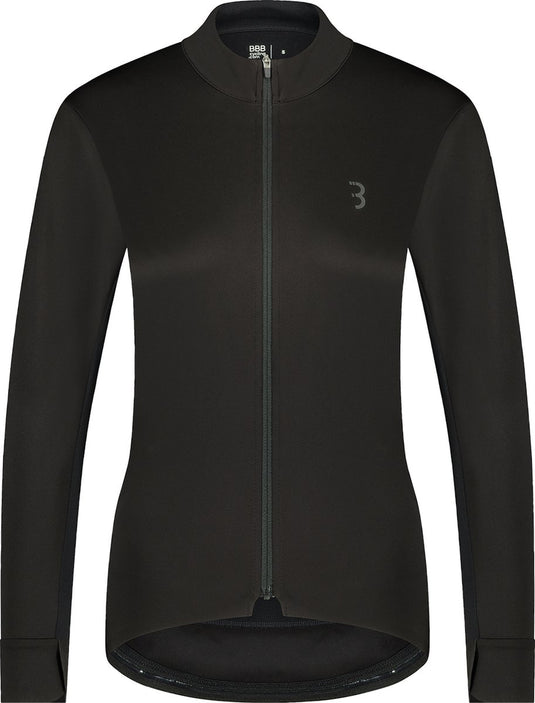 Bbb cycling donna triguard fietsjas dames - drie-seizoenen wielren fietsjack dames - waterafstotend windjack – zwart – maat s - bbw-453