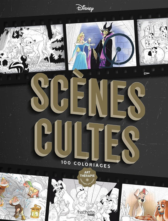 Hachette heroes disney scènes cults 100 coloriages - - kleurboek voor volwassenen