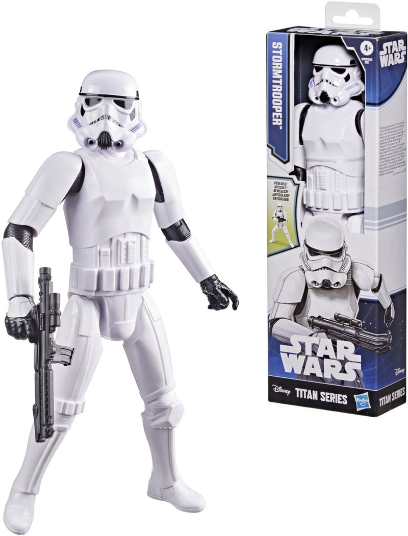 Chargez l'image dans la visionneuse de la galerie, Hasbro star wars titan series stormtrooper actiefiguur
