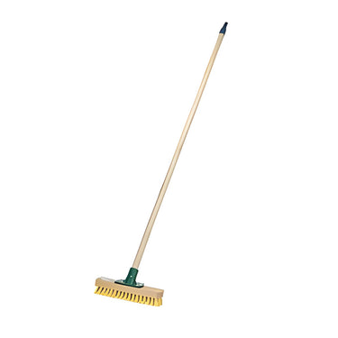 Pro garden schrobbezem met houten steel