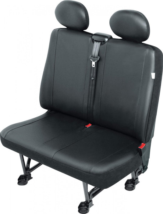 Kegel stoelhoes ares - autostoelhoes bestelbus - autostoelbeschermer - zwart - kunstleer