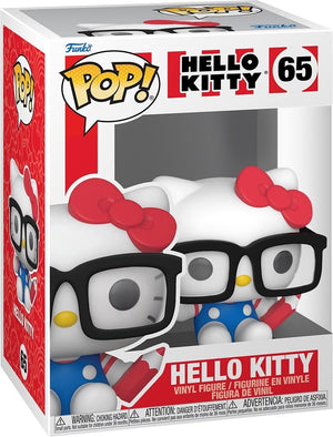 Funko pop sanrio: hello kitty - hello kitty (nerd) pop #65