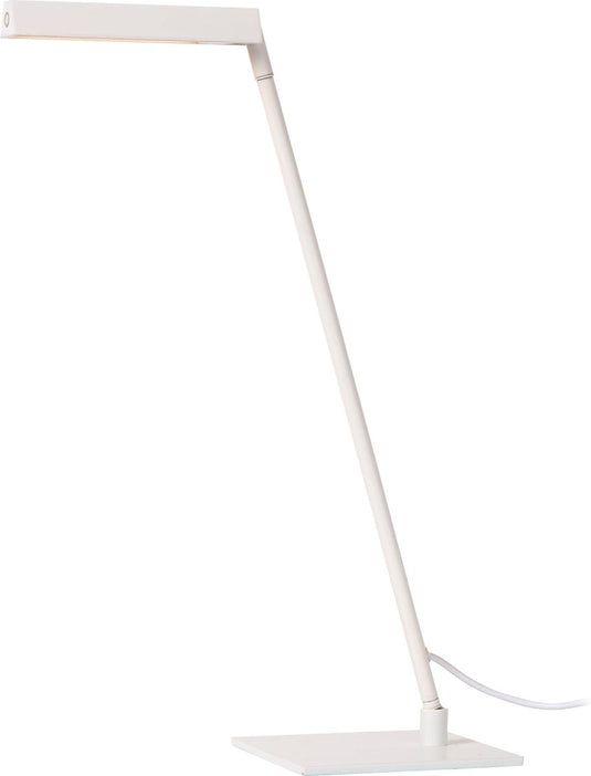 Lucide lavale - bureaulamp - led dimbaar - 1x3w 2700k - wit