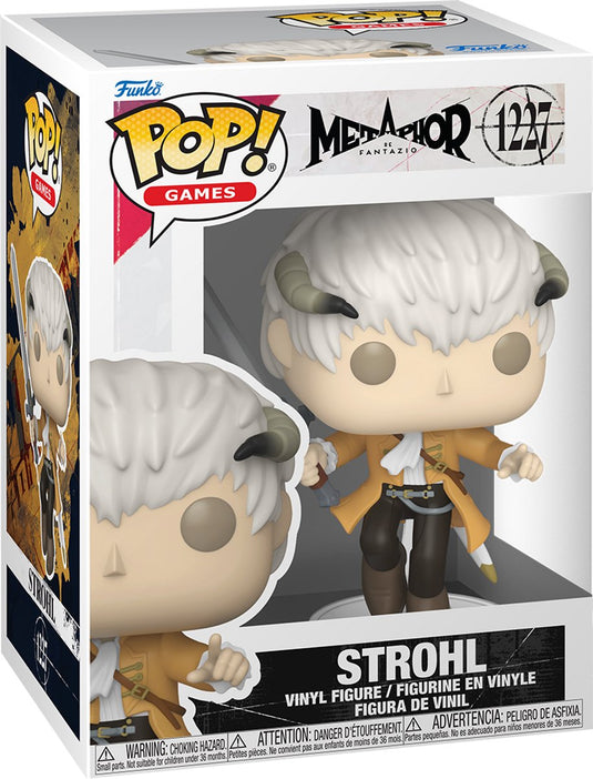 Funko metaphor: refantazio pop! games vinyl figure strohl 9 cm pop! figuur