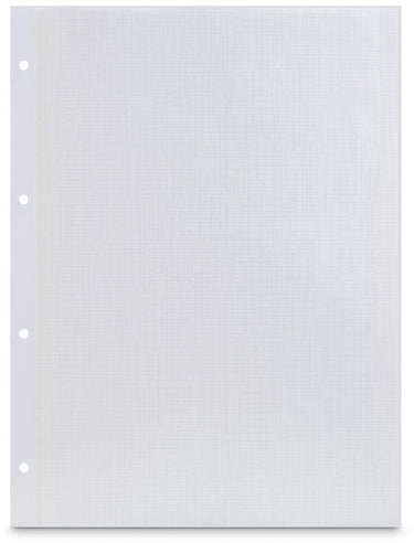 Hama fotokarton met glassine, 23,3 x 31 cm, geperforeerd, 25 vel, wit