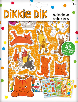 Bambolino toys dikkie dik raamstickers, 45dlg.
