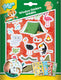 Totum wildlife raamstickers wilde dieren - jungle dierentuin - educatief speelgoed junior vanaf 3 jaar - verplaatsbare niet permanente stickers - stickeren thuis en onderweg