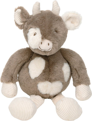 Happy horse koe casey knuffel 40 cm - bruin - baby knuffel