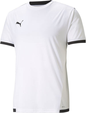 Puma teamliga jersey heren sportshirt - white- black