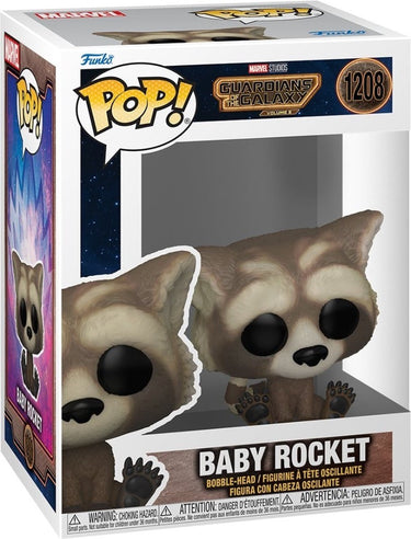 Funko pop marvel: guardians of the galaxy 3 - baby rocket - pop #1208