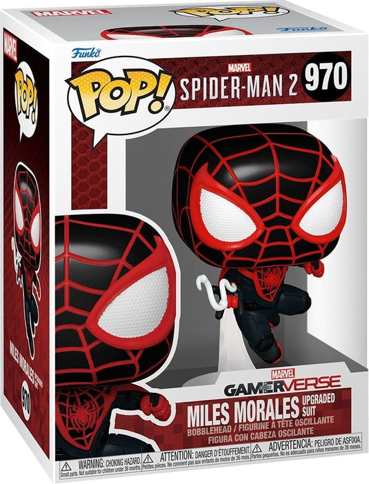 Funko pop games: spider-man 2 - miles morales (upgraded suit) pop