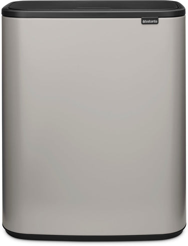 Brabantia bo touch bin prullenbak - 60 liter - 1 vak - soft grey