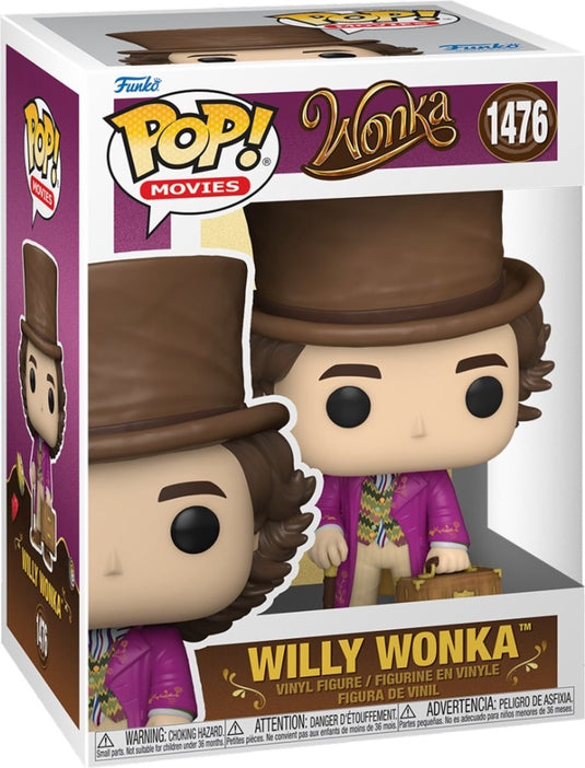 Funko pop movies: wonka - willy wonka - 9,5 cm -