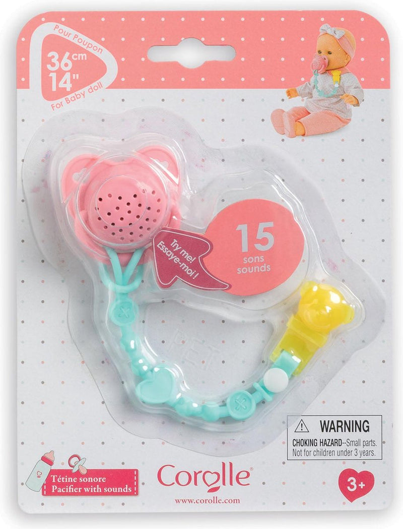 Afbeelding laden in galerijviewer, Corolle interactieve speen voor babypop - accessoire met geluid.
