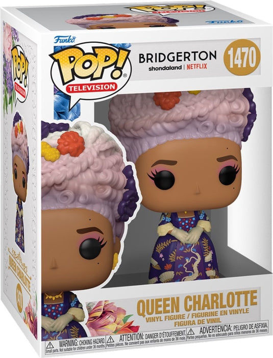 Funko pop television: bridgerton - queen charlotte - pop