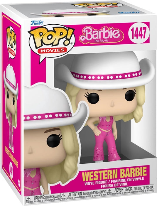 Funko pop movies: western barbie - glamourous figuur uit de film -