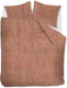 Beddinghouse frost dekbedovertrek - effen - lits-jumeaux - 240x200 220 cm - steenrood