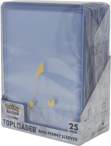 Ultrapro ultra pro pikachu toploader penny sleeves - combo pack - 25 stuks