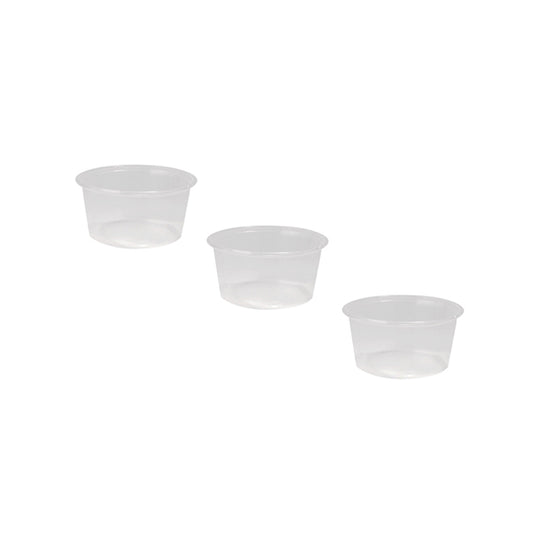 Sausbakje transparant 80 cc 70.3 mm (50 stuks)