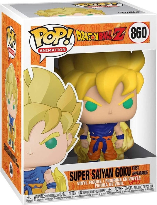 Funko pop super saiyan goku - dragonball z figuur van 9,5 cm -