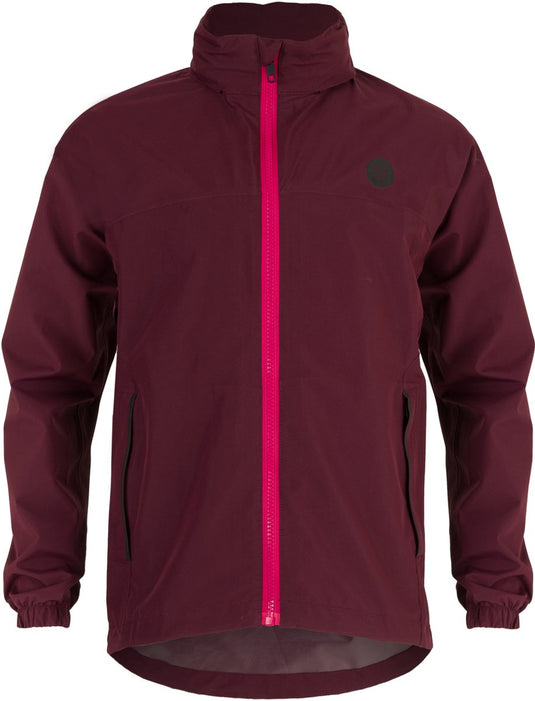 Agu go kids regenjas essential - rood - 128 - meisjes jongens - waterdicht ademend