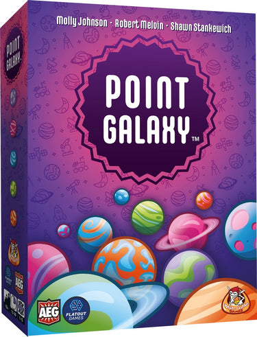White goblin games - point galaxy - kaartspel - 1 tot 5 spelers - 15 minuten - vanaf 10 jaar