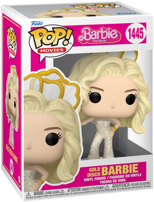 Funko pop movies: gold disco barbie - pop