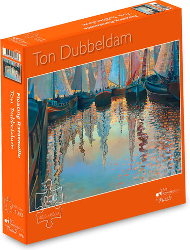 Ton dubbeldam puzzel - floating ratatouille - 1000 st