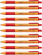 Stabilo pointball - balpen - navulbaar - rood - doos met 10 stuks