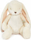 Bunnies by the bay nibble konijn - knuffeldier - geborduurde details - 38 cm - creme