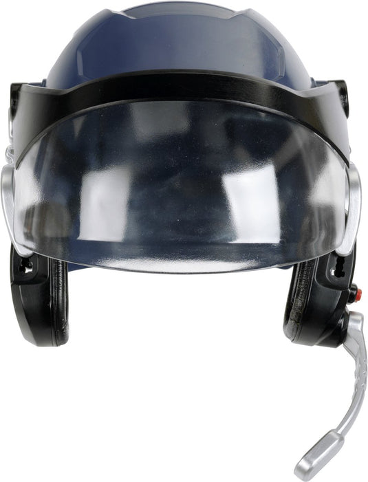 Klein toys theo klein swat-kinderhelm - 22x30x36 cm - duurzaam kunststof - blauw zwart