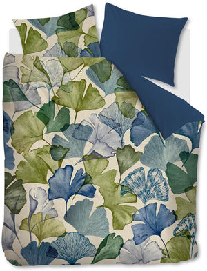 Beddinghouse sue dekbedovertrek - lits-jumeaux xl - 260x200 220 - blauw groen