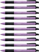 Stabilo pointball - balpen - naturecolors wildflower - navulbaar - grijs violet - doos 10 stuks