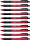 Stabilo pointball - balpen - naturecolors wildflower - navulbaar - bordeaux - doos 10 stuks