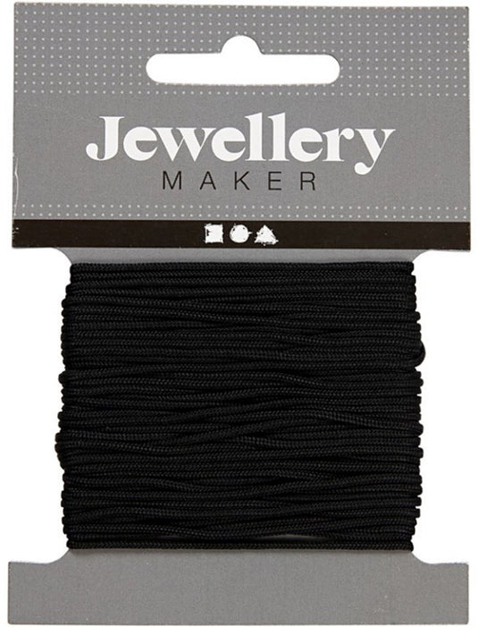 Creativ company macrame koord zwart, 10m