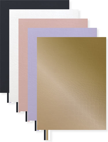 Kangaro dummyboek - pure croco - a5 - blanco - 3 kleuren