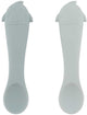 Trixie | eerste babylepels 2-pack – mr. shark – zachte siliconen – gemakkelijk vast te pakken – 4m+