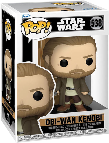 Funko star wars obi-wan kenobi vinyl figuur 538 pop! standaard