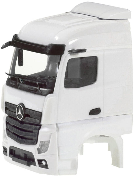 Herpa mercedes benz actros s. 2.5 + zijventilatie, wit (2 st.)