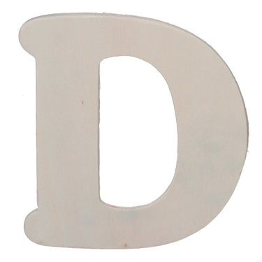 Darice • uitgesneden houten letter d 10,8cmx5mm