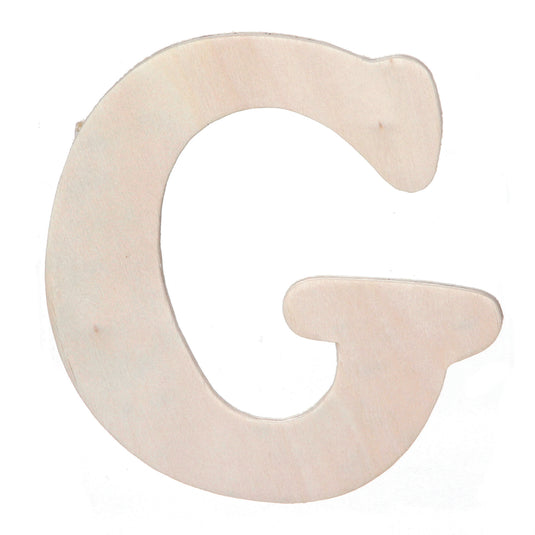 Darice • uitgesneden houten letter g 10,8cmx5mm