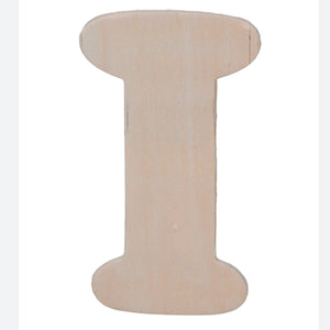 Darice • uitgesneden houten letter i 10,8cmx5mm