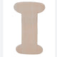 Darice • uitgesneden houten letter i 10,8cmx5mm