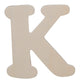 Darice • uitgesneden houten letter k 10,8cmx5mm